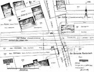 Reichenbach (Fils): Empfangsgebäude altes Stationsgebäude Lageplan