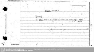 Brater, Ernest F.