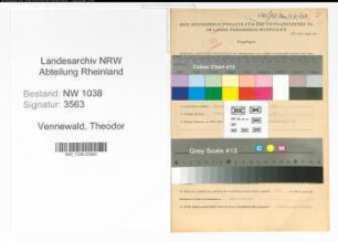 Entnazifizierung Theodor Vennewald , geb. 04.02.1914 (Arzt)