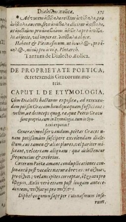 De Proprietate Poetica