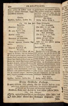 590-629, Einige Geistliche Gesänge