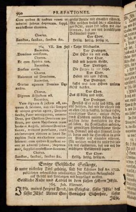 590-629, Einige Geistliche Gesänge