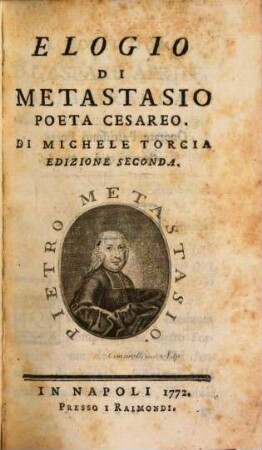 Elogio di Metastasio