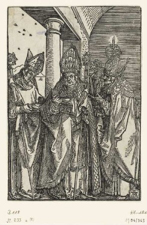 Heilige Bischöfe Nikolaus, Ulrich und Erasmus