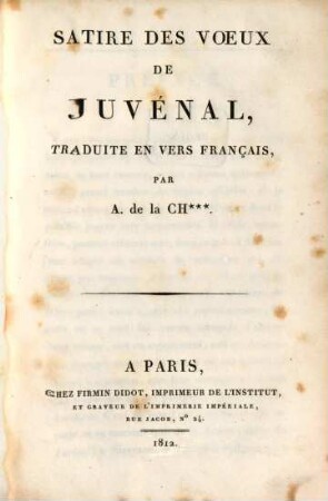 Le turbot : Satire de Juvenal