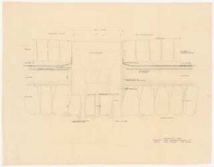 Simeonsstift, Trier Innenhof: Technischer Plan Detail Unterwasserleuchten