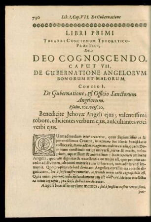 Caput VII. De Gubernatione Angelorum Bonorum Et Malorum