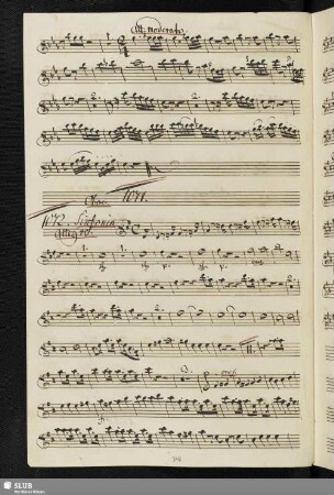 1072. Sinfonia aus L'innocente Fortunata / Paisiello, G.