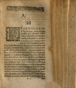 De consilio politico, axiomata aliquammulta : limpido Jisraelis fonte, rectaeque rationis scaturigine lustrata