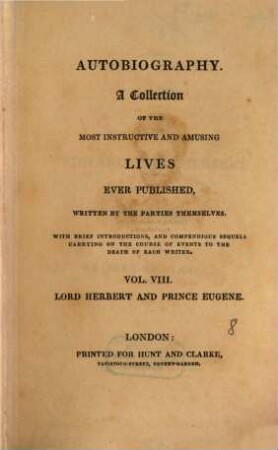 The life of Edward Lord Herbert of Cherbury