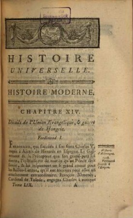 Histoire Universelle, Depuis Le Commencement Du Monde Jusqu'A Présent : Composée en Anglois par une Société de Gens de Lettres ; Nouvellement Traduite En François Par Une Société De Gens De Lettres, 99. Histoire Moderne ; 59 : contenant l'histoire d'Allemagne depuis la mort de Charles V. en 1558, jusqu'à celle de Joseph I. en 1711