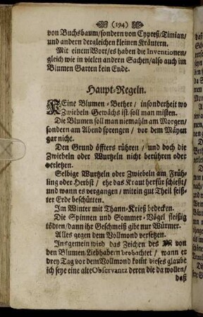 Haupt-Regeln.