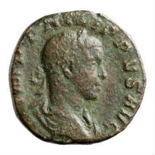 Münze, Sesterz, 246 - 249 n. Chr.