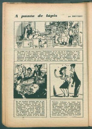 A punta de lápiz - [Historietas con viñetas]