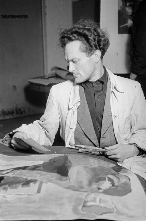 Porträt des Bühnenbildners Heinrich Kilger : Porträt von Heinrich Kilger