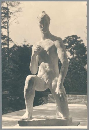 Heine-Denkmal für Düsseldorf, 1932, Gips
