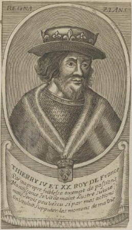 Bildnis des Königs Thierry IV.