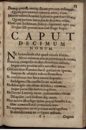 Caput Decimum Nonum