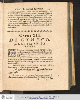 Pars Prima. Caput XIII.