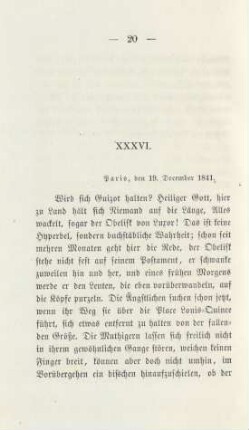 XXXVI. [Der Obelisk von Luxor. - Guizot und Thiers. - Paul Delaroche]