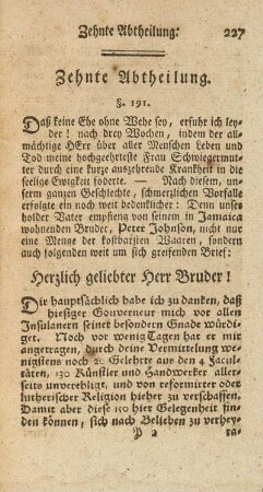 Zehnte Abtheilung