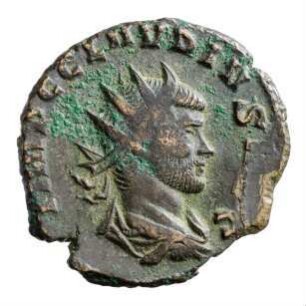 Münze, Antoninian, 268 - 270 n. Chr.