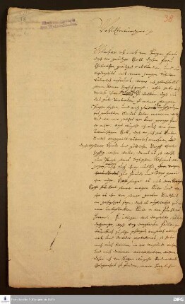 Brief von August Hermann Francke [Unbekannt].
