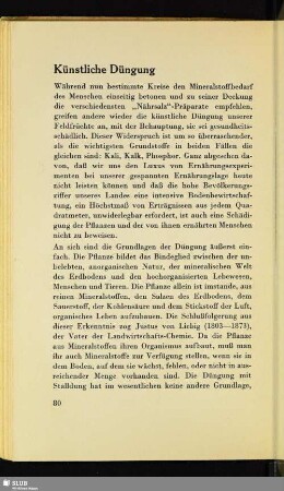 Künstliche Düngung