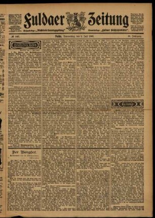 Ausgabe vom Donnerstag, den 02. Juli 1903.