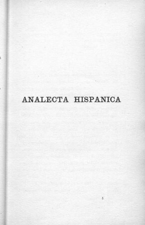 Analecta Hispanica