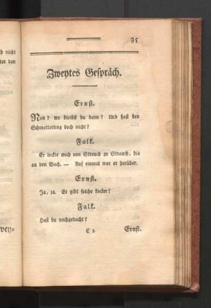 Zweytes Gespräch.