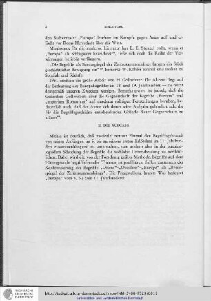 II. Die Aufgabe
