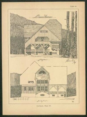 Landhaus, Blatt IV