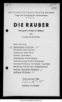 Die Räuber