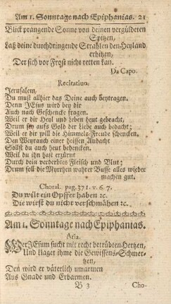 Am 1. Sonntage nach Epiphanias
