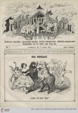 No. 3, Frankfurt a. M., 27. Januar 1861, Zweiter Jahrgang