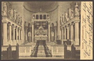 Ansichtskarte Altarinsel der Liebfrauenkirche, Wrangelstraße 50-51