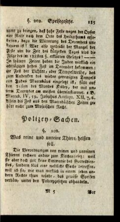 Polizey-Sachen