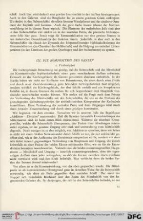 III. Die Komposition des Ganzen