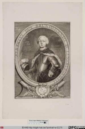 Bildnis Albrecht (Albert), Prinz von Braunschweig-Lüneburg-Bevern