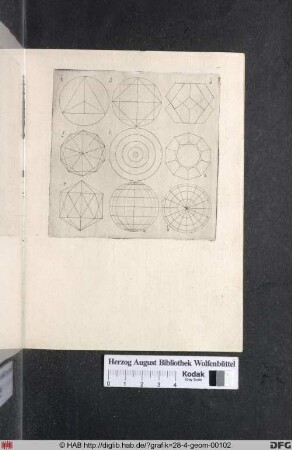 Abbildungen geometrischer Körper.