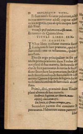 Tituli Libri Sexti Codicis.