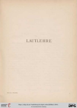 Lautlehre