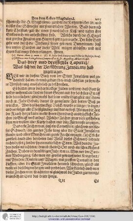 Das drey und dreissigste Capittel