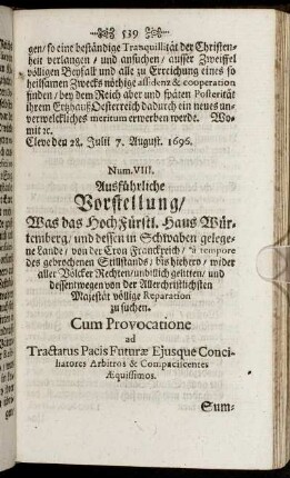 Num. VIII.