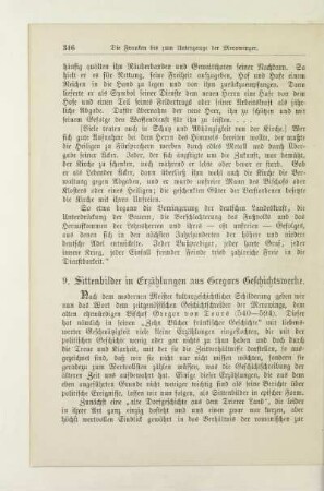 9. Sittenbilder in Erzählungen aus Gregors Geschichtswerke