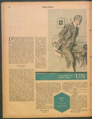 Un obstáculo : Cuento por Julio Maldin