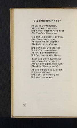 Die Sternseherin Lise.