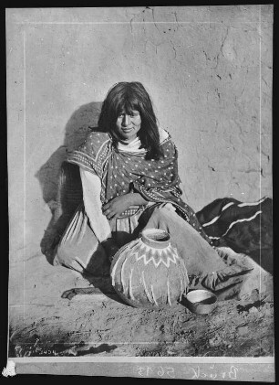 Indian Squaw at work