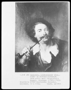 Bildnis eines rauchenden Burschen